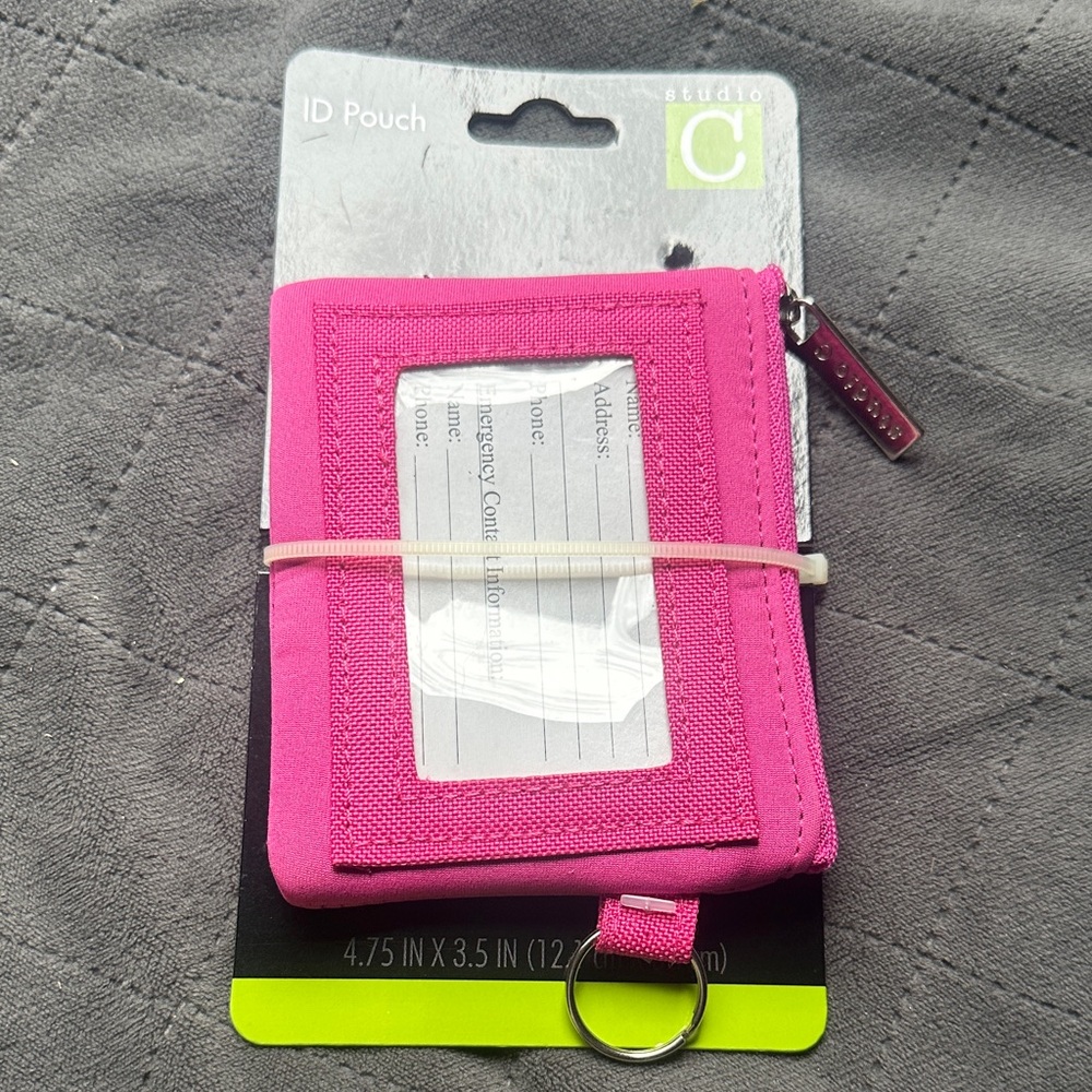 Studio C Vibrant Pink ID Holder